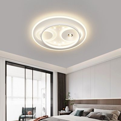 胜铁灯饰厂新款简约客厅现代超亮大气led吸顶灯家用主卧室餐厅