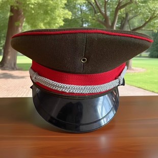 老款大檐帽老式马裤呢面料冬季平顶大沿帽老宾怀旧帽子