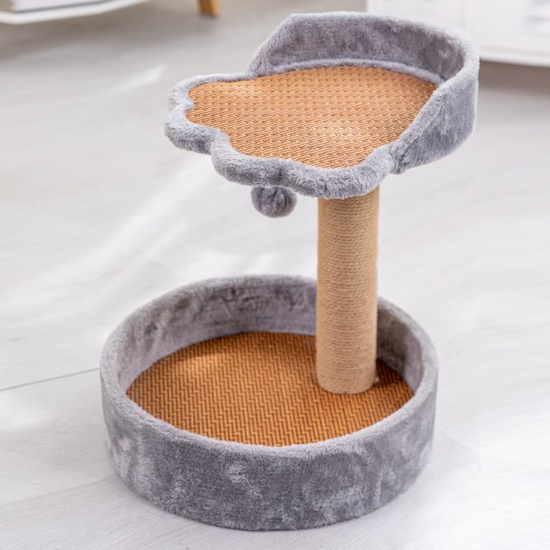 猫爬架小型猫架猫窝猫树一体带跳台猫抓柱磨爪器猫抓板定制