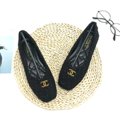 43单鞋 女鞋 春秋大码 32方头L浅口船鞋 四季 40小码 女平底瓢鞋