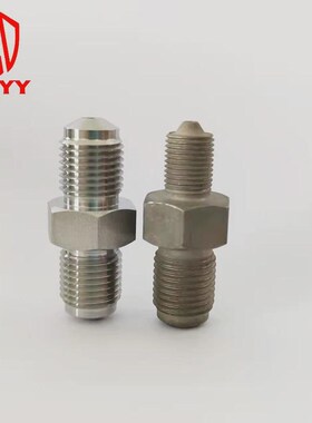 液压螺母超高压m10x1转g1/4不F锈钢油嘴转接头快速接头注油嘴