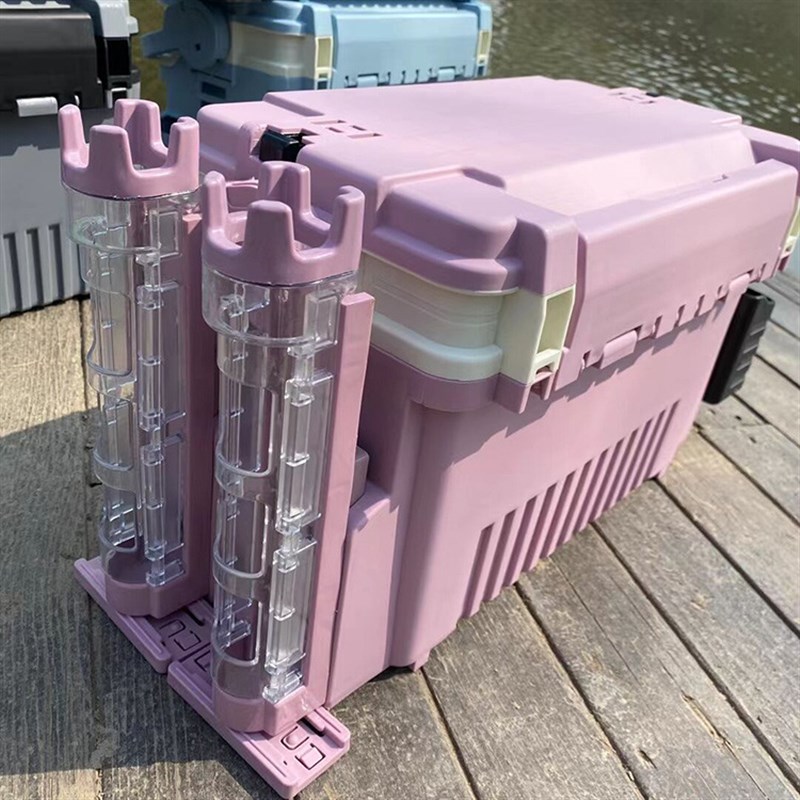 路亚箱多功能鱼箱路亚饵收纳箱路亚钓箱海钓矶钓可坐加厚大容量