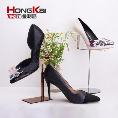 鞋店展示架鞋子展示架女鞋架不锈钢升降鞋架鞋服T装店鞋架展示架