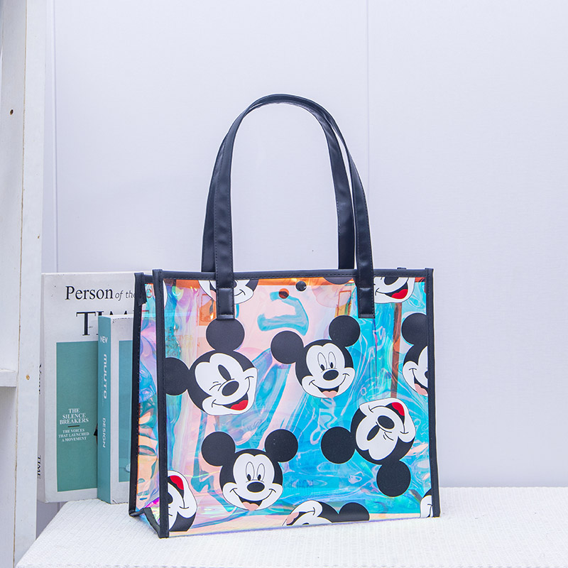 新款卡通可爱镭射手提袋女礼品袋