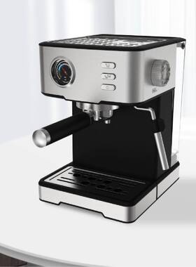 跨境家用全半自动小型奶泡蒸汽20bar欧英美规意式咖啡机