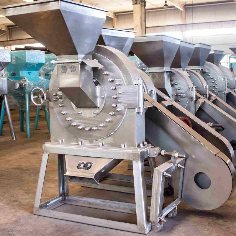 山东商用齿盘药材粉碎机万能草药研磨机不锈钢调味料电动磨粉机