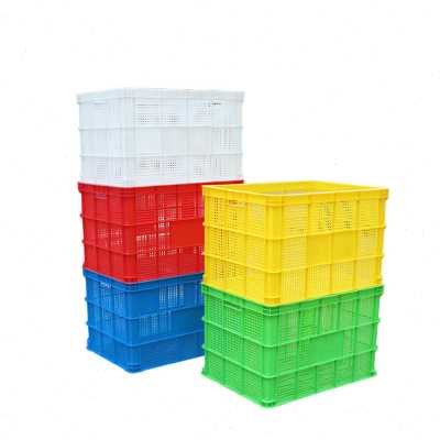 厂促高端长厚形收筐胶k纳快递筐加方周转箱框子大筐S755塑料周奢