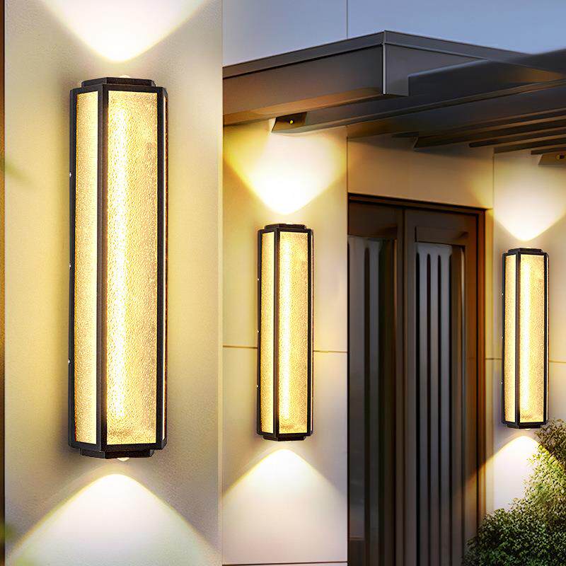 室外壁灯防水别墅入户大门外墙灯室外庭院露台灯上下发光洗墙射灯