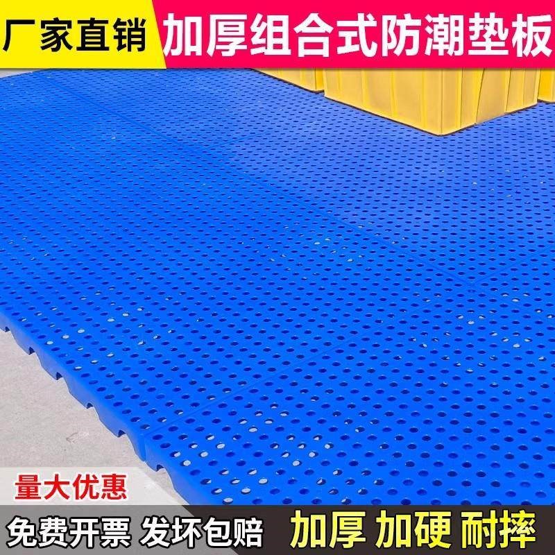 防潮板网格垫板塑料垫p板防潮垫仓库托盘承重板硬地垫台板塑料托