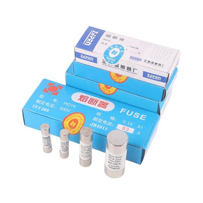 RO15熔断器10*38陶瓷o保险丝管1A6A10A16 32A熔芯RT18 RT14 R016
