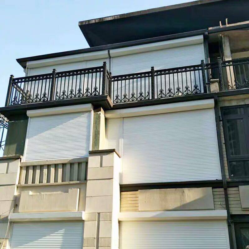 欧式室外遮阳电动卷帘窗帘 遥控升降 隔热铝N合金 百叶帘 防盗窗