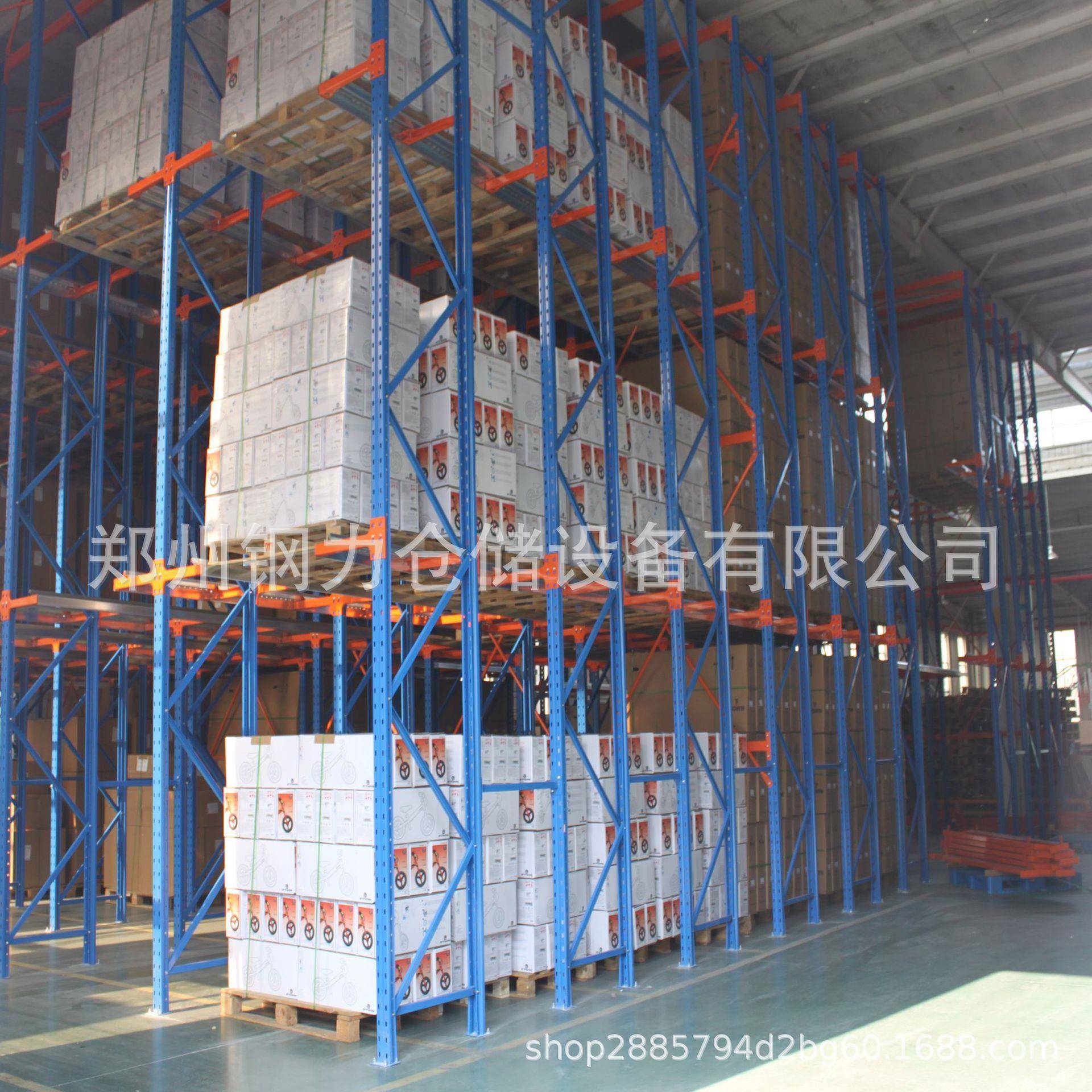 货架仓储货架重型货架驶入式货架可订制重型贯通式货架