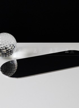 简约现代金属不锈钢托盘摆件水晶球售楼处样板间客厅桌面饰品