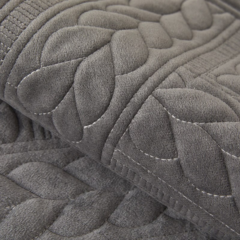 北欧毛绒沙发盖布轻奢高级感冬季加厚现代简约套罩防滑耐脏沙发垫