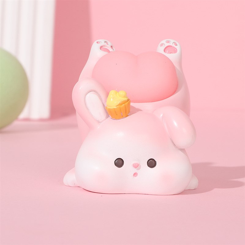 Q弹趴趴萌宠灯摆件 解压发泄玩具软弹好捏办公室卧室桌面装饰公仔