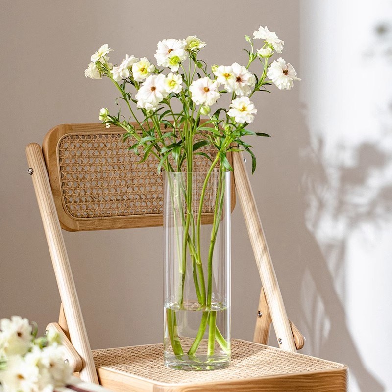 透明亚克力花桶养花醒花塑料桶家用花艺花店专用花束花瓶插花用品