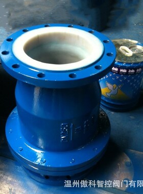 温州傲科衬氟阀门厂 H40F46-16C 铸钢衬氟浮球式止回阀 DN25~300