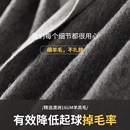 加工定制2023新款 双面羊毛围巾米色披肩年会流苏披肩素色围巾