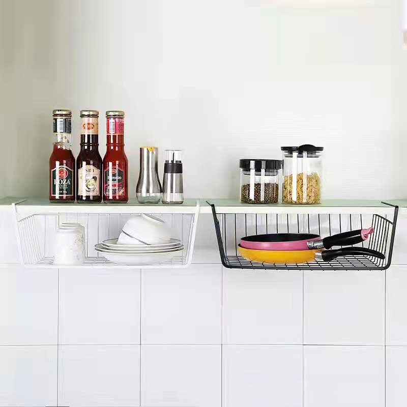 创意办公室悬挂收纳置物架桌子挂篮储物架寝室床边收纳神器