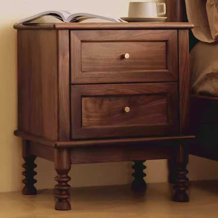 北美黑胡桃木复古床头柜北欧全实木樱桃木卧室床头抽屉收纳储物柜,模玩/动漫/周边/娃圈三坑/桌游,模型制作工具/辅料耗材,淘宝优惠券,粉丝福利购,淘宝优惠卷