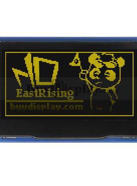 黄色2.7寸128x64点阵OLED显示模块4线串口/适用于Arduino和树霉派