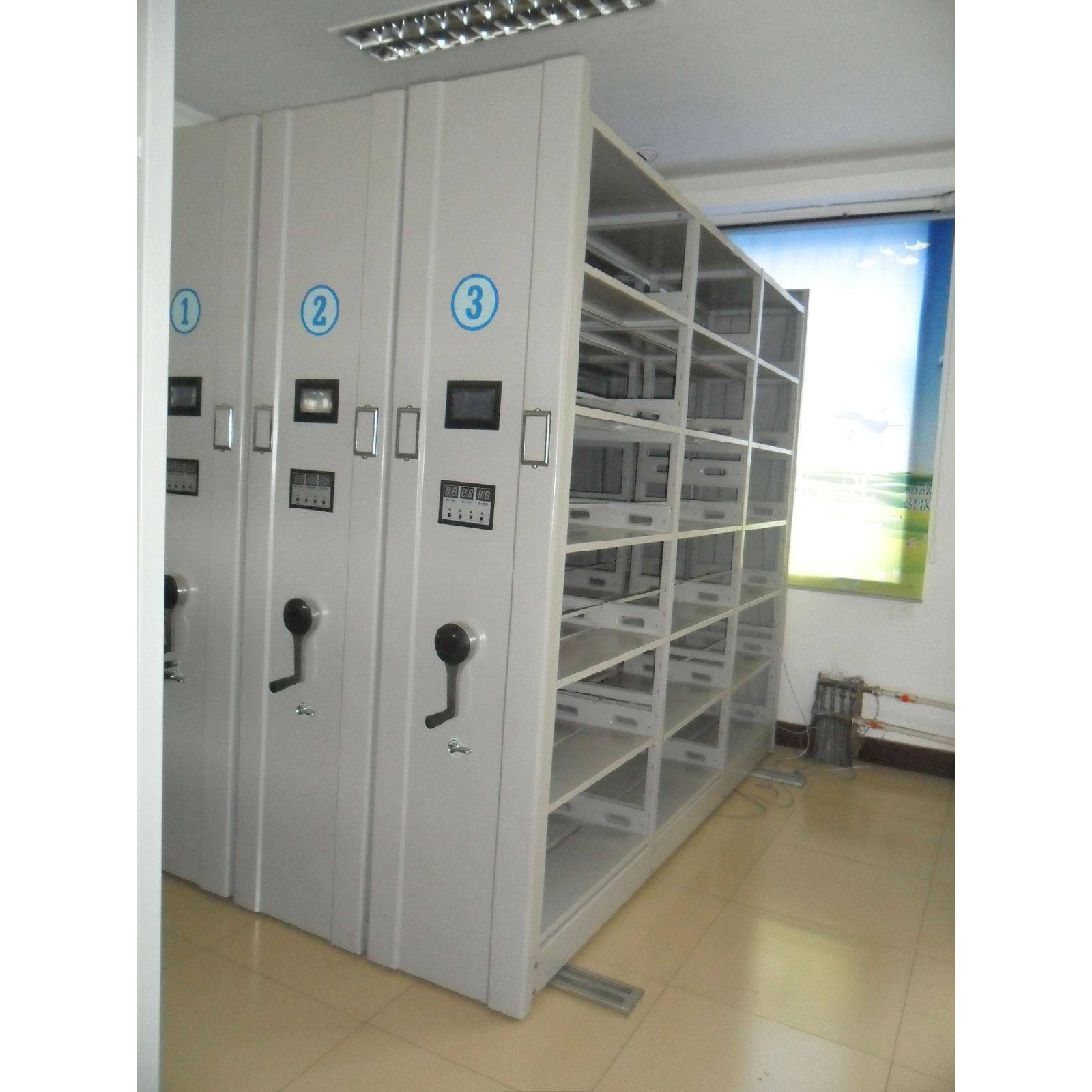 无锡移动手摇密集架银行储存专用密集柜档案财务凭证柜智能密集柜