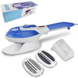 跨境2合1挂烫机便携式蒸汽熨刷800W功率调温电烫斗挂熨平熨蒸汽刷