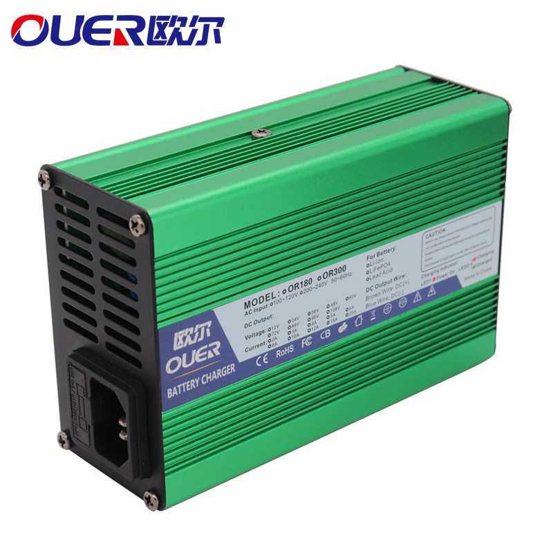 33.6V10A充电器 8S 29.6V锂电池智能充电器 带风扇