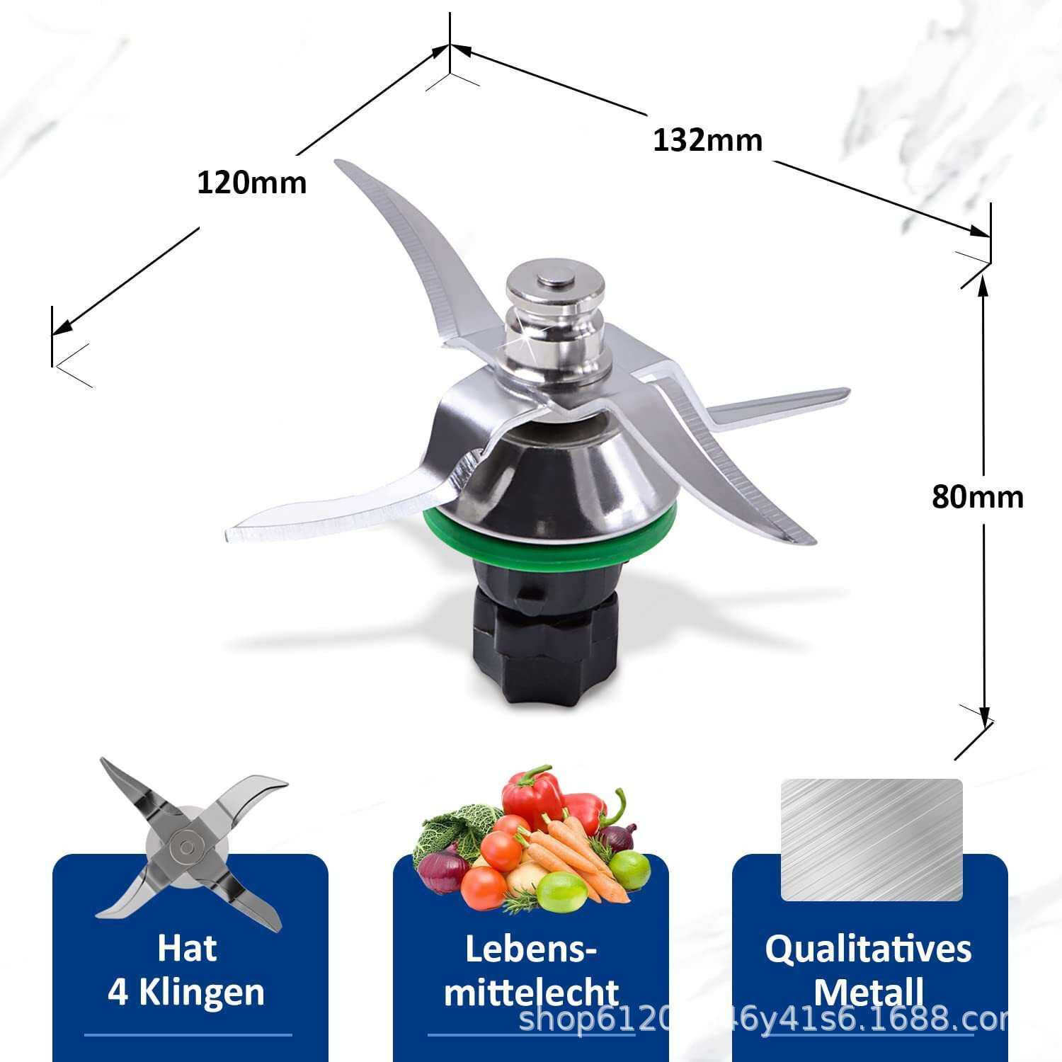 小美料理机配件 美善品 适用于thermomix TM5/TM6 /tm31 通用刀组