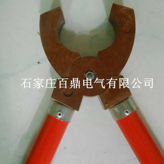 带电作业用10KV双手握夹钳 高压钳子带电夾取钳大号钳头百鼎