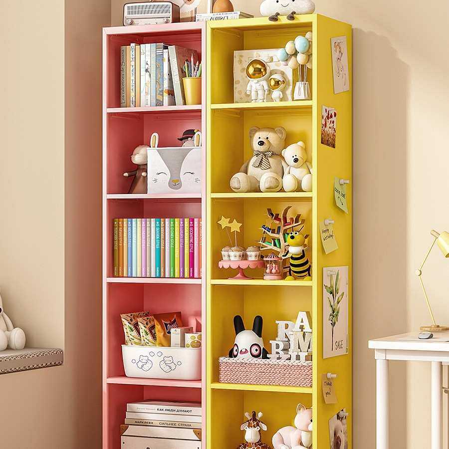 钢制书架一体靠墙儿童家用夹缝书柜立柜简易落地收纳柜铁艺置物架,模玩/动漫/周边/娃圈三坑/桌游,模型制作工具/辅料耗材,淘宝优惠券,粉丝福利购,淘宝优惠卷