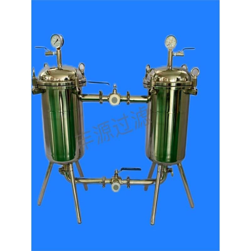 0.15平方5吨-304不锈钢双联过滤器食品级多用途双联不锈钢过滤器