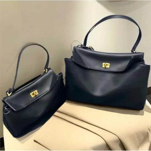 包包女2025新款真皮bag高级感锁扣腋下包单肩斜挎通勤大包凯莉包