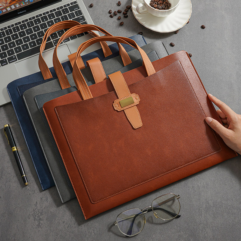 皮质文件袋A4档案袋文件夹文件包高级感加厚防水资料手提便携商务公文袋办公合同票据收纳大容量定制可印logo,文具电教/文化用品/商务用品,文件袋/资料袋/试卷收纳袋,淘宝优惠券,粉丝福利购,淘宝优惠卷