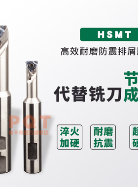 PQT加工中心螺纹铣刀杆SMT单齿挑牙刀抗震槽铣削HSMT内孔出水16IR