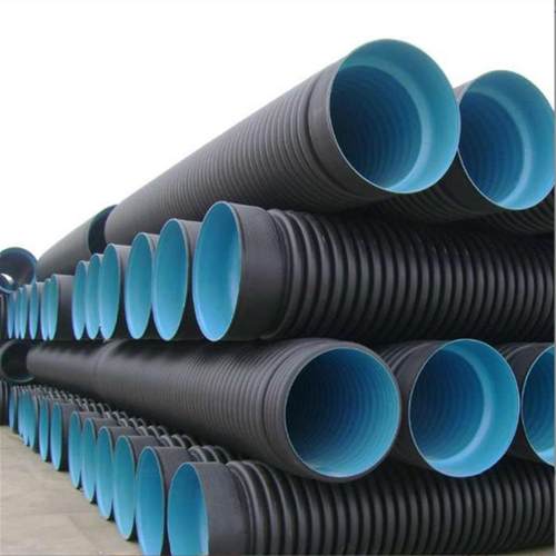 hdpe双壁波纹管 大口径黑色波纹管 下水道排水管聚乙烯排污波纹管