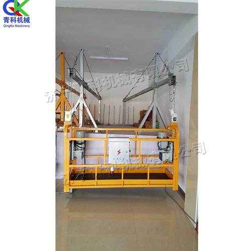 全自动起重机吊篮 外墙装修施工升降机 高空作业单柱双笼提升机