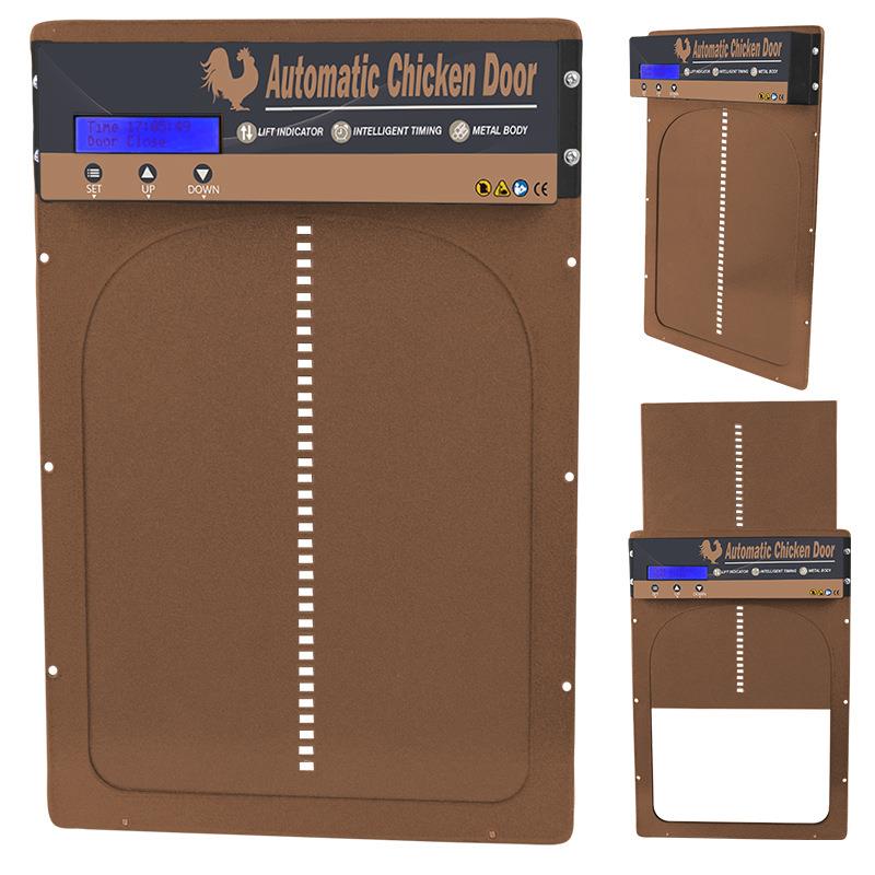 塑料控制盒定时光感鸡舍门遥控太阳能Automatic ChickenCoopDoor