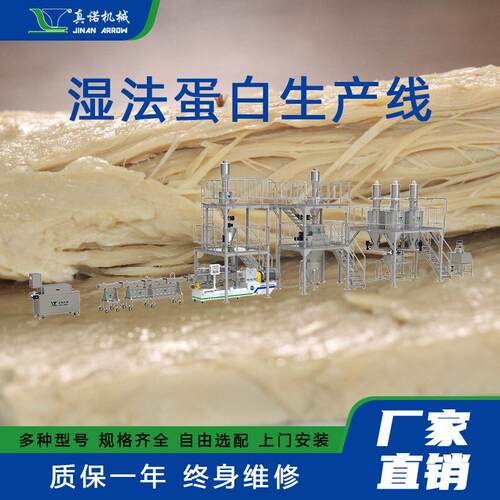 高水分蛋白肉生产线多功能植物肉加工设备大豆蛋白挤压膨化机厂家