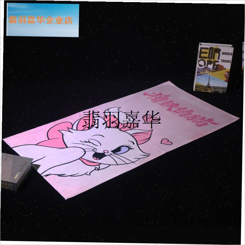 GYM运动毛f巾健身瑜伽跑步速干吸汗加长加大毛巾羽毛球擦汗浴巾,