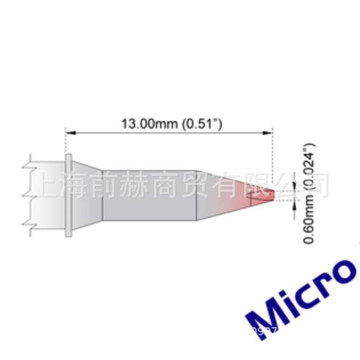 Thermaltronics 热魔 M6CH006/M7CH006/M8CH006 凿型烙铁头