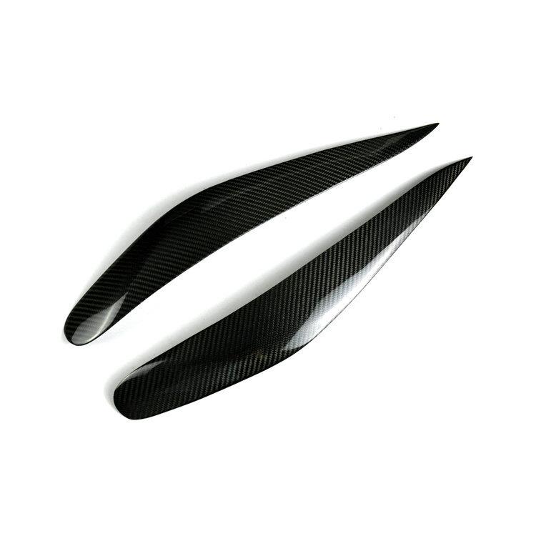 适用于09-14款宝马7系730740750760F01F02碳纤维改装灯眉