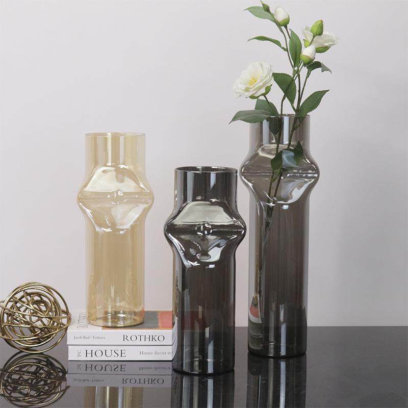 现代简约玻璃花瓶客厅样板间餐桌桌面插花花器摆件装饰品,农机/农具/农膜,其它农用工具,淘宝优惠券,粉丝福利购,淘宝优惠卷