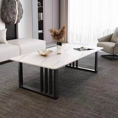 岩板茶几桌轻奢现代简约客厅高60cm可吃饭家用2023新款小户型茶台