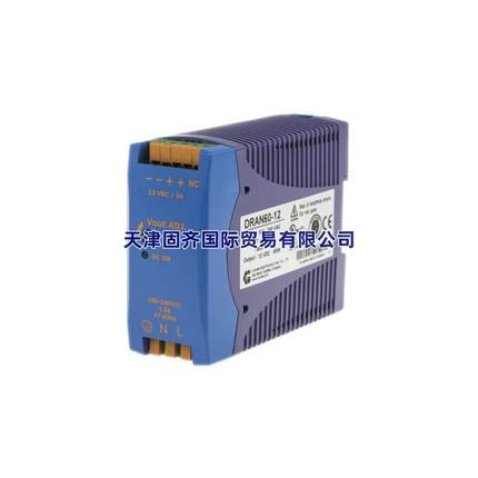 Chinfa勤发导轨电源DRAN60-12输入85-264V输出12V5A60W