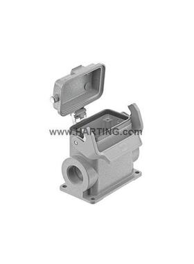 HARTING哈丁19300107296Han10BBase高结构单锁扣2xM25