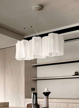 法式中古设计师logico餐厅吊灯简约客厅灯别墅云朵玻璃卧室主灯