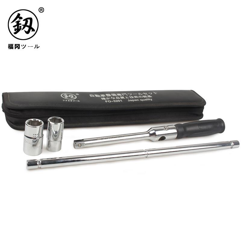 供应福冈工具更换轮胎扳手十字套筒扳子省力拆卸小轿车用通用