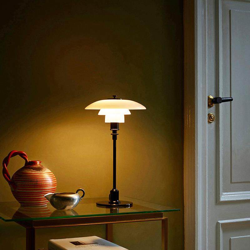 电商供货客厅极简黑色灯北欧设计师简约玻璃装饰卧室床头书房台灯