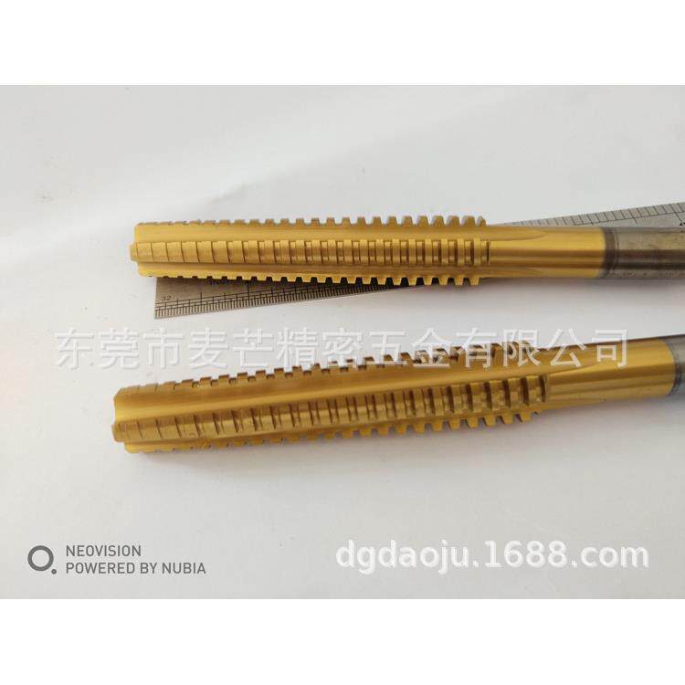 30HRC铝青铜T16X4梯形牙丝攻丝锥,高硬度材质梯形牙丝攻